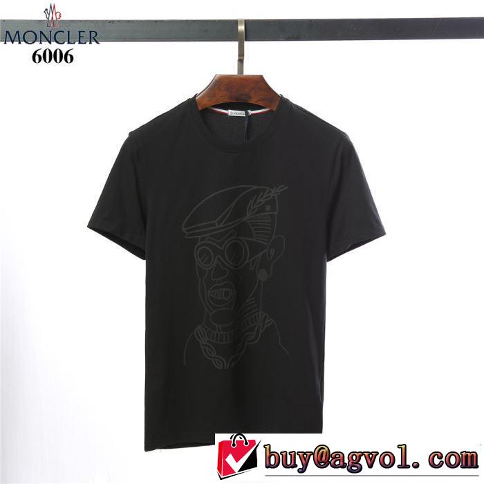 Tシャツ/ティーシャツ 2色可選 【2019年】夏のファッション スタイルを綺麗に モンクレール MONCLER