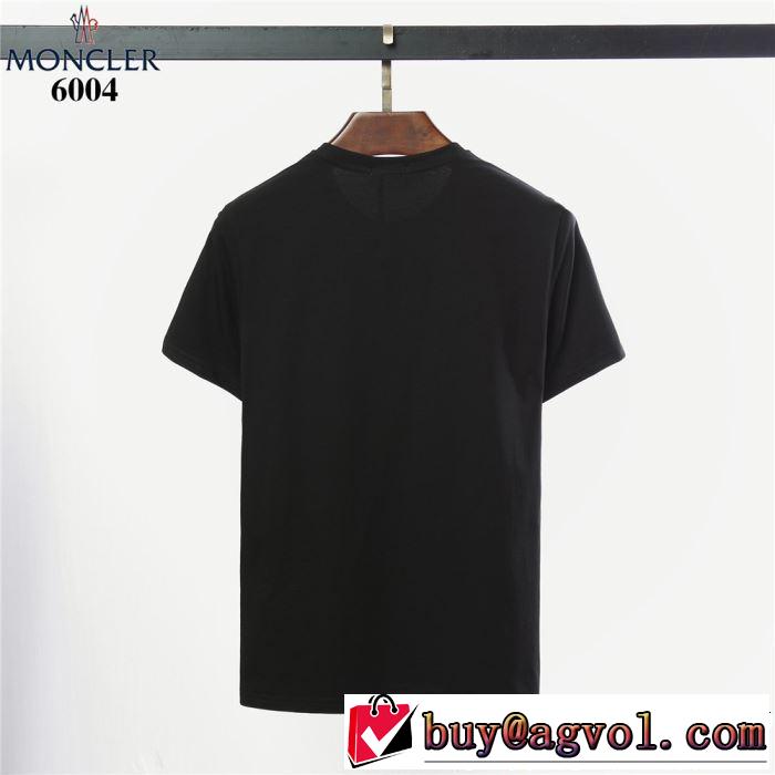 2色可選 2019SSのトレンド商品 クールな印象を引き立て モンクレール MONCLER Tシャツ/ティーシャツ