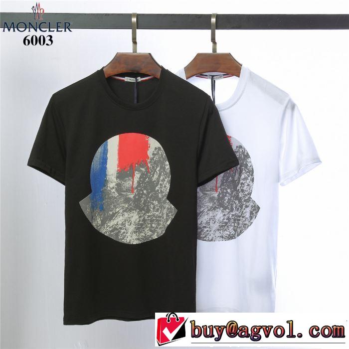 2019春夏トレンドアイテム ぐっと鮮度がアップ モンクレール MONCLER Tシャツ/ティーシャツ 2色可選