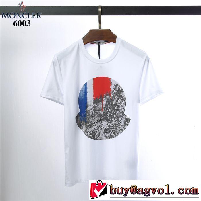 2019春夏トレンドアイテム ぐっと鮮度がアップ モンクレール MONCLER Tシャツ/ティーシャツ 2色可選