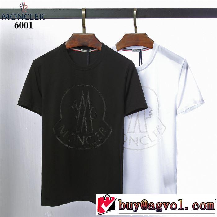 クラシカルな雰囲気 モンクレール MONCLER Tシャツ/ティーシャツ 2色可選 2019春夏のトレンド新商品