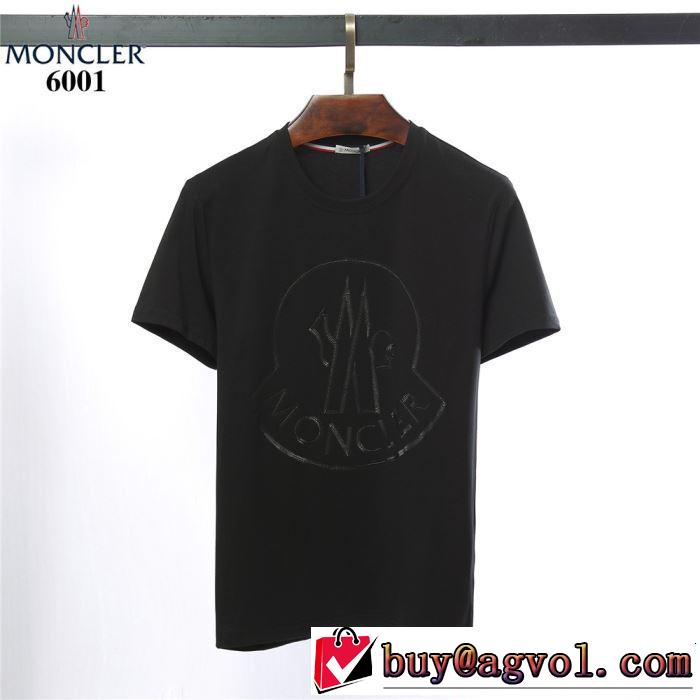 クラシカルな雰囲気 モンクレール MONCLER Tシャツ/ティーシャツ 2色可選 2019春夏のトレンド新商品