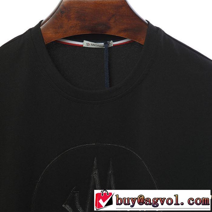 クラシカルな雰囲気 モンクレール MONCLER Tシャツ/ティーシャツ 2色可選 2019春夏のトレンド新商品