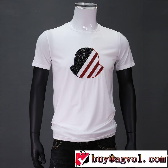 モンクレール MONCLER Tシャツ/ティーシャツ 2色可選 2019春夏の大注目トレンド スタイルアップ効果