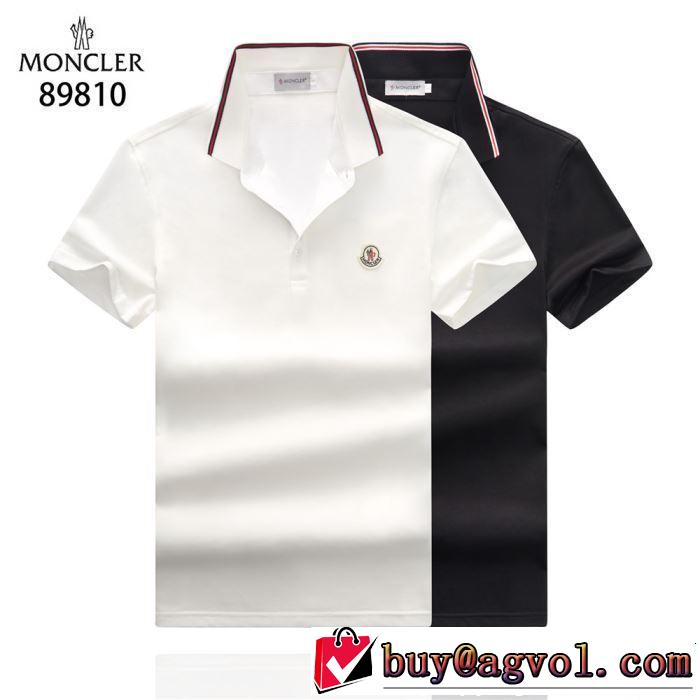 MONCLER Tシャツ/ティーシャツ 2色可選 2019春夏は人気定番 おすすめ大人かわいい着こなし モンクレール