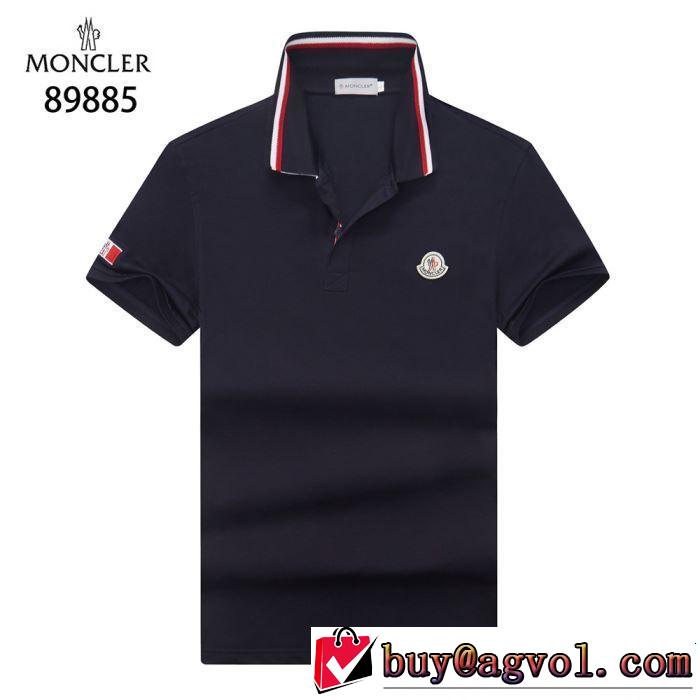 Tシャツ/ティーシャツ 4色可選 2019春夏も引き続きトレンド すっきりした印象に モンクレール MONCLER