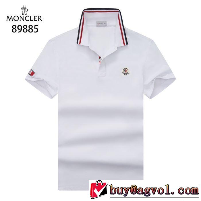 Tシャツ/ティーシャツ 4色可選 2019春夏も引き続きトレンド すっきりした印象に モンクレール MONCLER