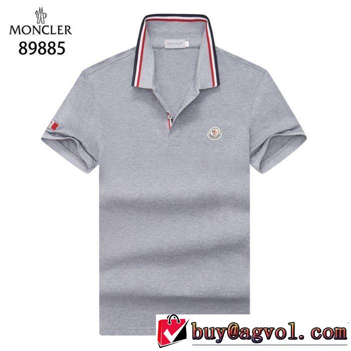 Tシャツ/ティーシャツ 4色可選 2019春夏も引き続きトレンド すっきりした印象に モンクレール MONCLER