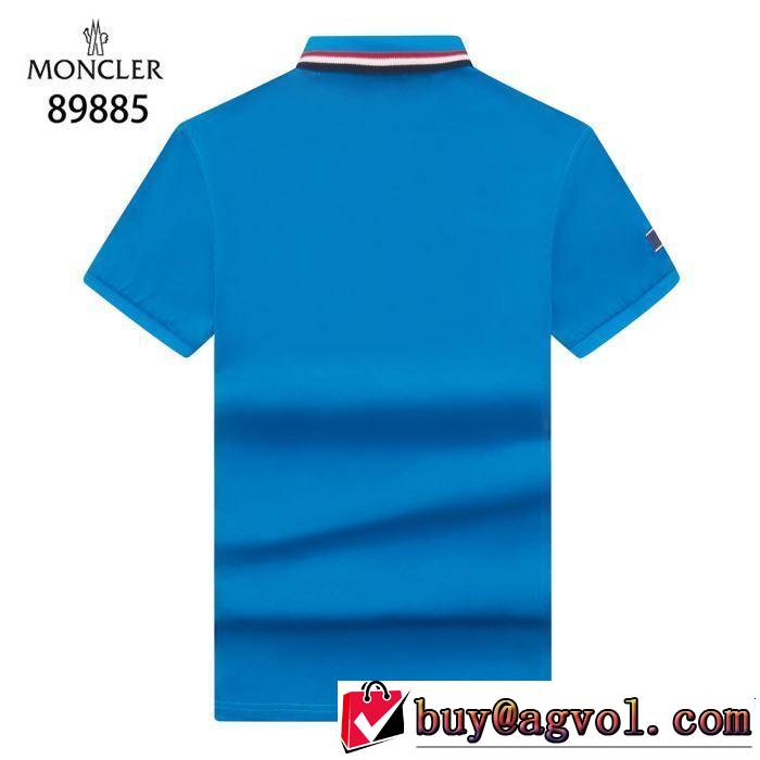 Tシャツ/ティーシャツ 4色可選 2019春夏も引き続きトレンド すっきりした印象に モンクレール MONCLER