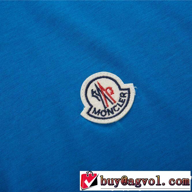 Tシャツ/ティーシャツ 4色可選 2019春夏も引き続きトレンド すっきりした印象に モンクレール MONCLER