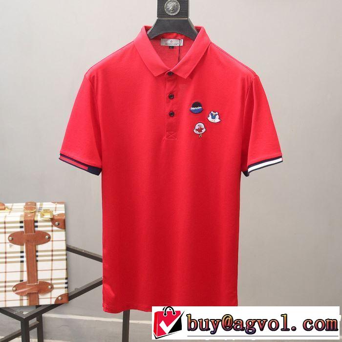 2019春夏人気トレンドアイテム 大人らしく仕上げ モンクレール MONCLER Tシャツ/ティーシャツ 3色可選