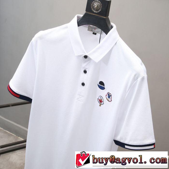 2019春夏人気トレンドアイテム 大人らしく仕上げ モンクレール MONCLER Tシャツ/ティーシャツ 3色可選