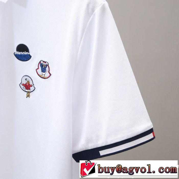 2019春夏人気トレンドアイテム 大人らしく仕上げ モンクレール MONCLER Tシャツ/ティーシャツ 3色可選