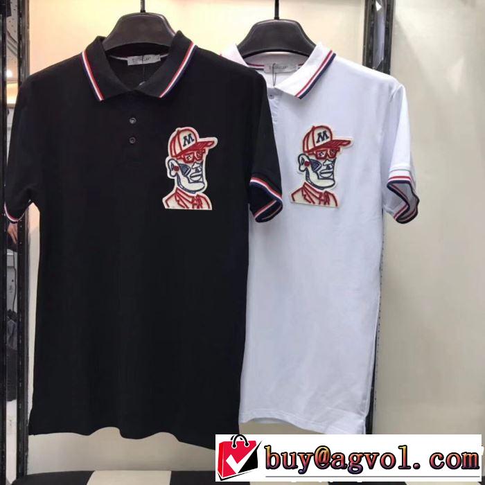スタイルアップ上品 モンクレール MONCLER Tシャツ/ティーシャツ 2色可選 2019年春夏シーズンの人気