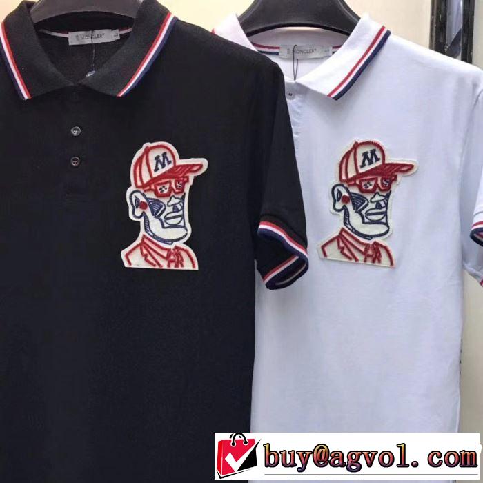 スタイルアップ上品 モンクレール MONCLER Tシャツ/ティーシャツ 2色可選 2019年春夏シーズンの人気