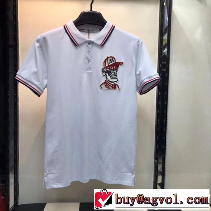 スタイルアップ上品 モンクレール MONCLER Tシャツ/ティーシャツ 2色可選 2019年春夏シーズンの人気