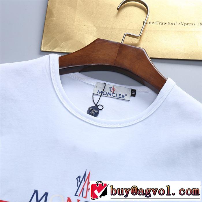 モンクレール MONCLER Tシャツ/ティーシャツ 2色可選 2019年春夏のトレンドアイテム 風通しのよい