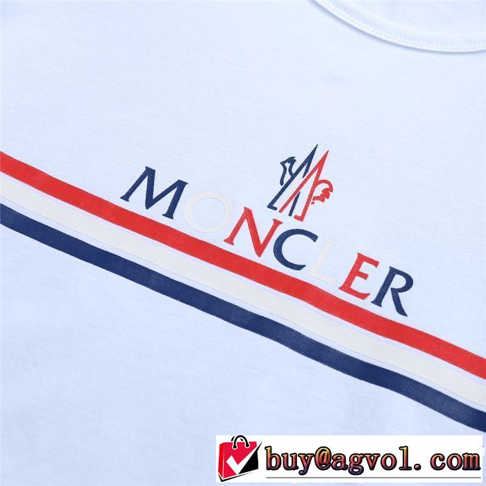 モンクレール MONCLER Tシャツ/ティーシャツ 2色可選 2019年春夏のトレンドアイテム 風通しのよい