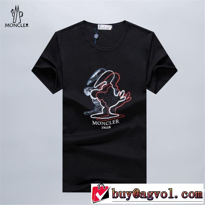 MONCLER Tシャツ/ティーシャツ 3色可選 2019年春夏流行ファッション ちょっと大人の印象 モンクレール