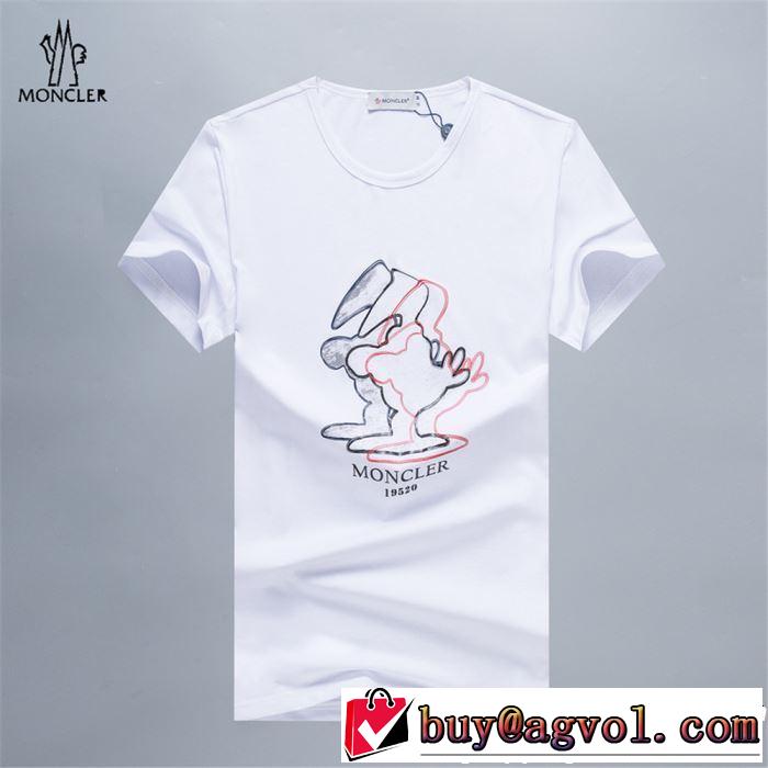 MONCLER Tシャツ/ティーシャツ 3色可選 2019年春夏流行ファッション ちょっと大人の印象 モンクレール