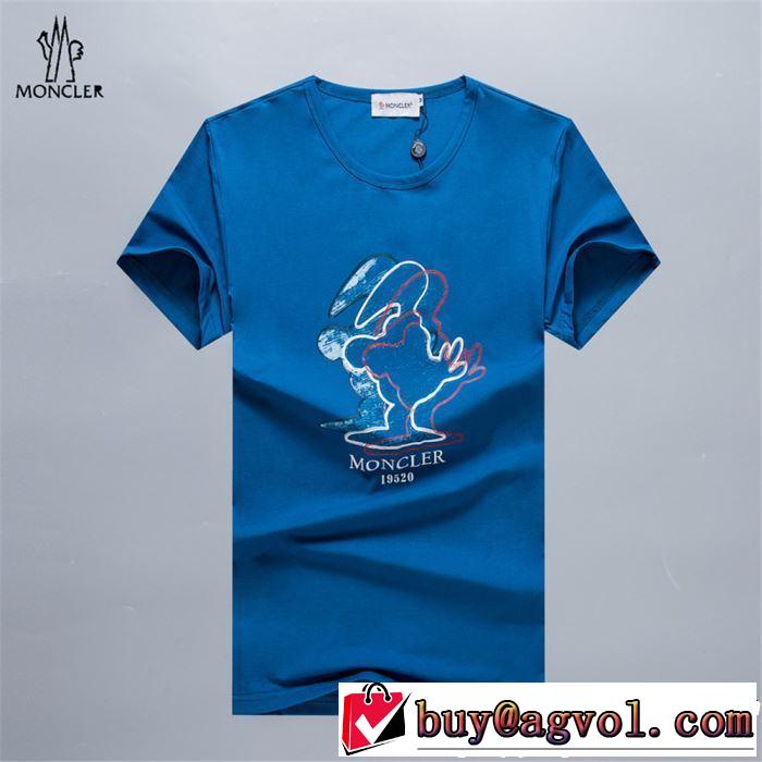 MONCLER Tシャツ/ティーシャツ 3色可選 2019年春夏流行ファッション ちょっと大人の印象 モンクレール