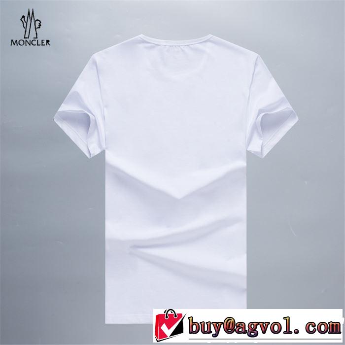 MONCLER Tシャツ/ティーシャツ 3色可選 2019年春夏流行ファッション ちょっと大人の印象 モンクレール