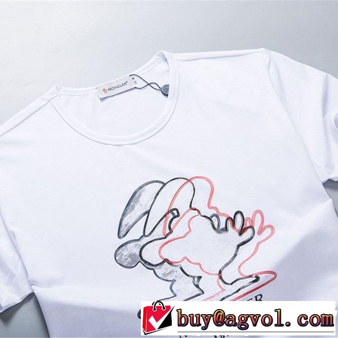 MONCLER Tシャツ/ティーシャツ 3色可選 2019年春夏流行ファッション ちょっと大人の印象 モンクレール