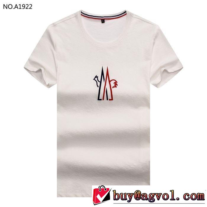 ぜひ今年のトレンドをチェック モンクレール MONCLER Tシャツ/ティーシャツ 4色可選 2019夏色っぽさ