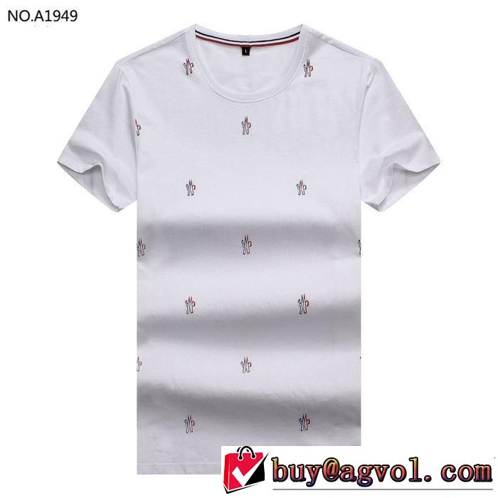 今っぽいトレンド モンクレール MONCLER Tシャツ/ティーシャツ 2色可選 おしゃれな夏ファッション2019