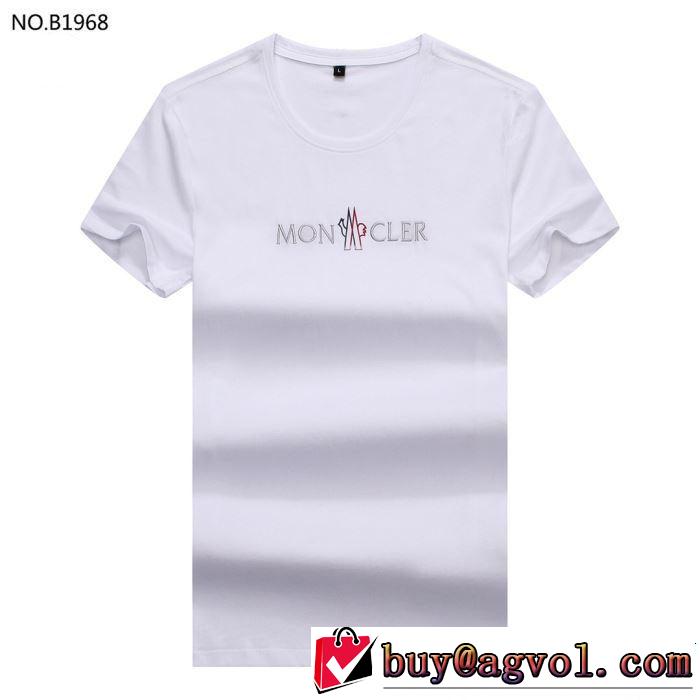 モンクレール MONCLER Tシャツ/ティーシャツ 2色可選 大人カジュアル夏ファッション2019 派手すぎず
