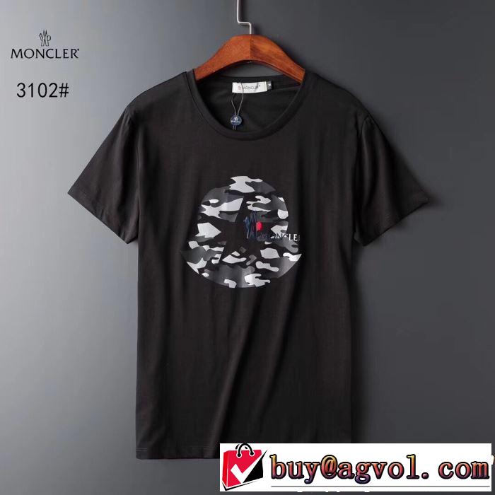 Tシャツ/ティーシャツ 2色可選 《2019年》今、注目のストリート 今人気の秘訣 モンクレール MONCLER