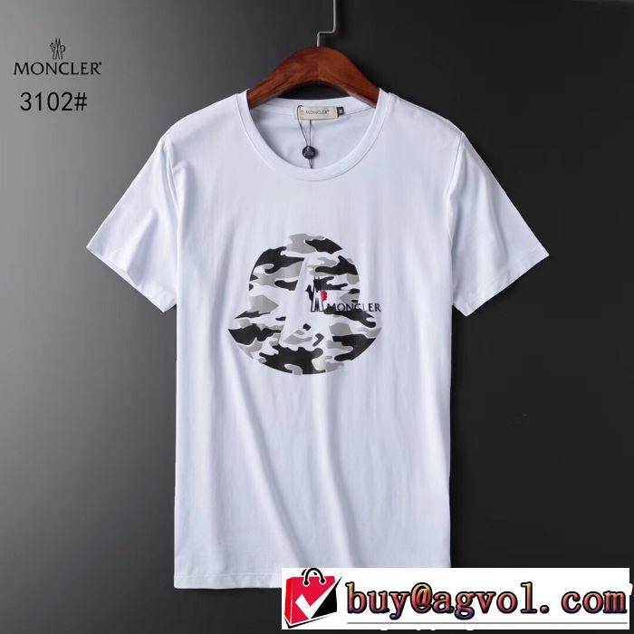 Tシャツ/ティーシャツ 2色可選 《2019年》今、注目のストリート 今人気の秘訣 モンクレール MONCLER