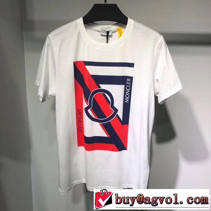 モンクレール MONCLER Tシャツ/ティーシャツ 3色可選 2019春夏トレンドアイテム スタイリッシュに新着