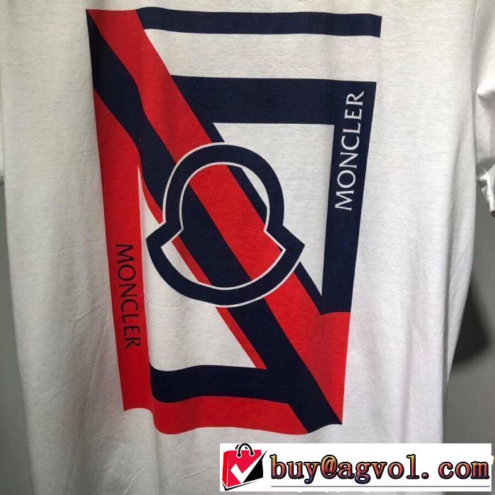 モンクレール MONCLER Tシャツ/ティーシャツ 3色可選 2019春夏トレンドアイテム スタイリッシュに新着