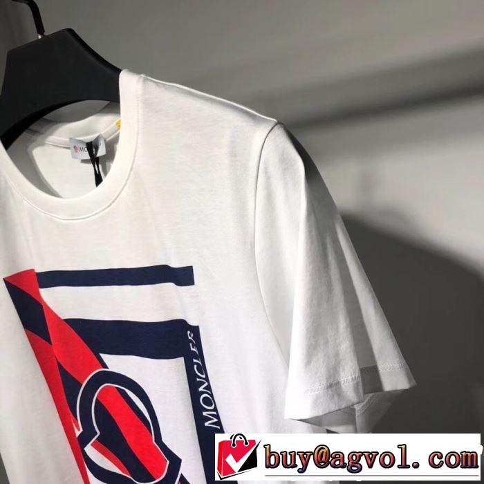 モンクレール MONCLER Tシャツ/ティーシャツ 3色可選 2019春夏トレンドアイテム スタイリッシュに新着
