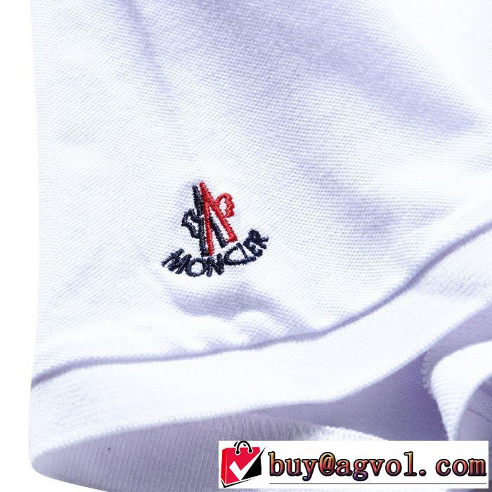 2019年最新ファッション 5色可選 MONCLER   Tシャツ/半袖 都市独特のトレンドアイテム モンクレール
