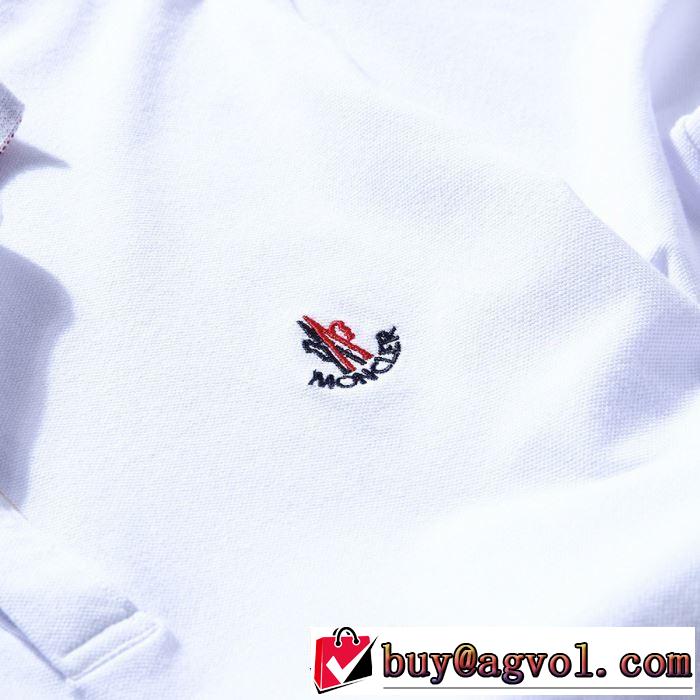 2019年最新ファッション 5色可選 MONCLER   Tシャツ/半袖 都市独特のトレンドアイテム モンクレール