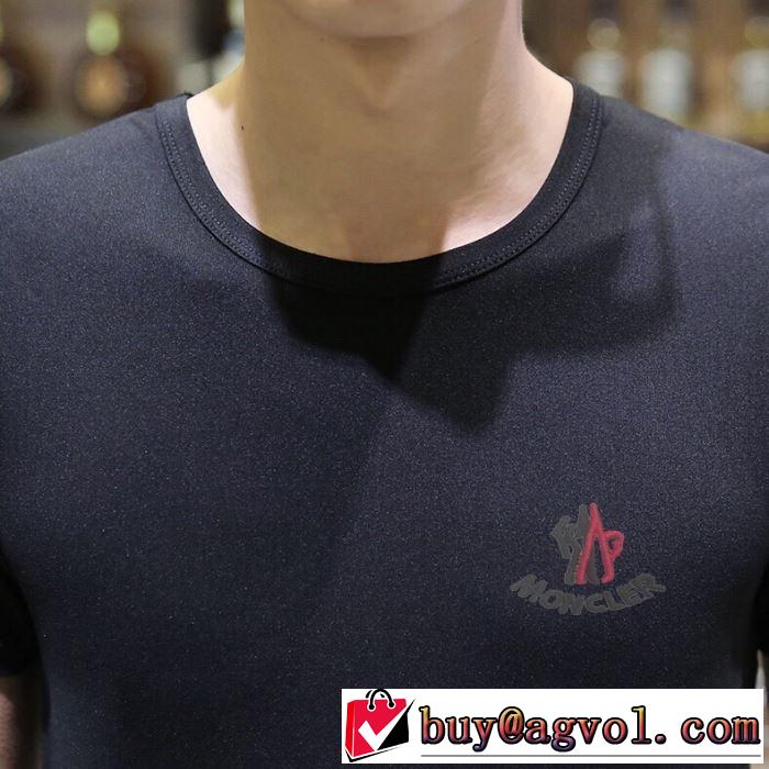 個性派さん 2色可選 海外セレブは大人気 Tシャツ/半袖 モンクレール MONCLER  2019SSのトレンド商品