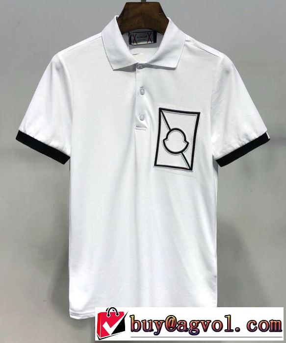 MONCLER  2019春夏は人気定番 2色可選  Tシャツ/半袖 モンクレール 都市独特のトレンドアイテム