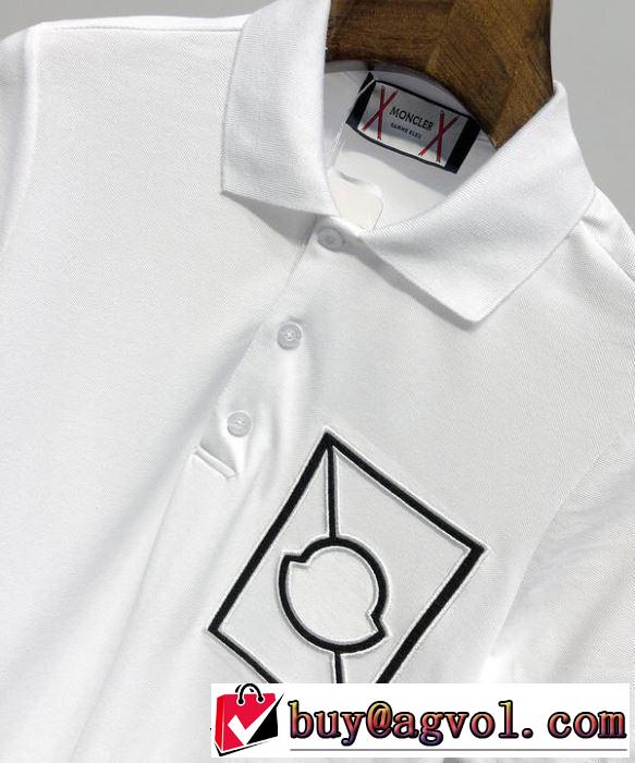 MONCLER  2019春夏は人気定番 2色可選  Tシャツ/半袖 モンクレール 都市独特のトレンドアイテム