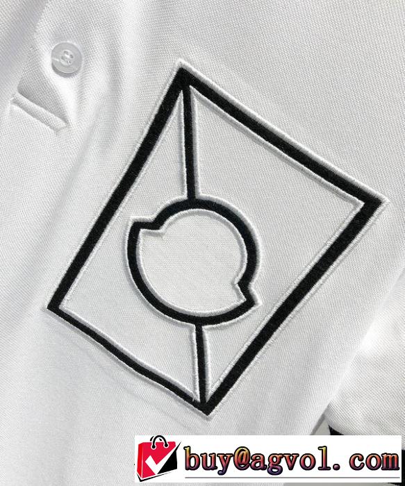 MONCLER  2019春夏は人気定番 2色可選  Tシャツ/半袖 モンクレール 都市独特のトレンドアイテム
