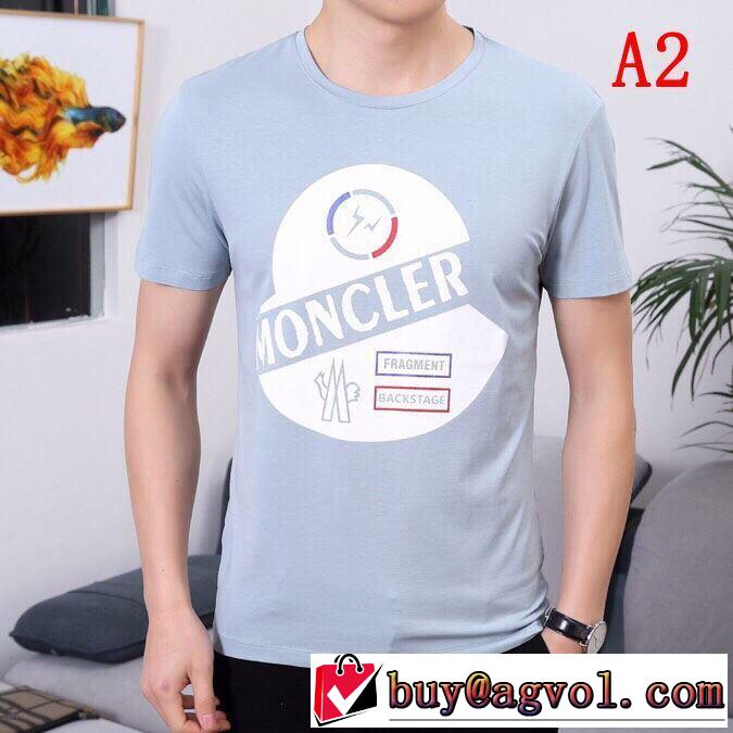 今年は大きめの新作がトレンド モンクレール MONCLER  3色可選  Tシャツ/半袖 在庫確保済