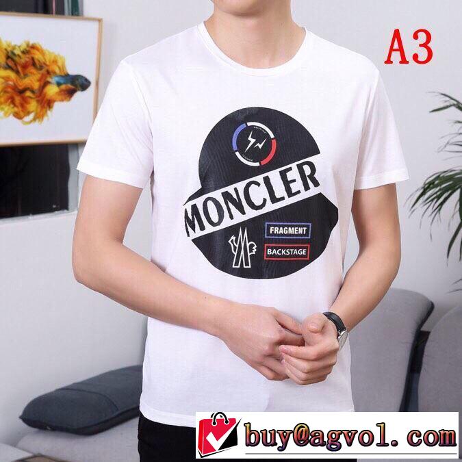 今年は大きめの新作がトレンド モンクレール MONCLER  3色可選  Tシャツ/半袖 在庫確保済