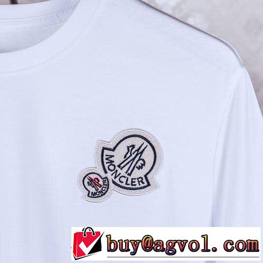 MONCLER  素敵カジュアル春夏新品  2色可選 2019春夏は人気定番 Tシャツ/半袖  モンクレール