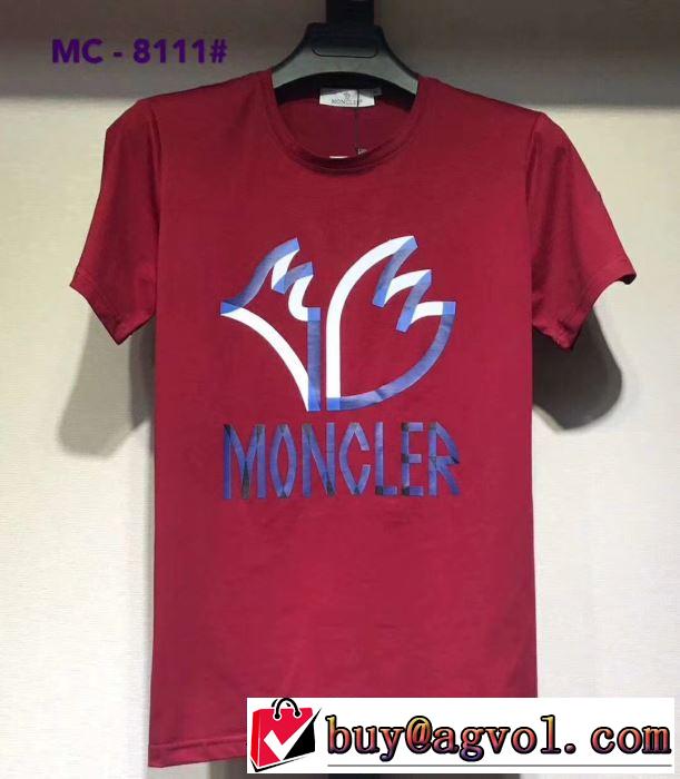 Tシャツ/半袖 2019春夏人気トレンドアイテム モンクレール MONCLER 今季は特に注目ファション 4色可選