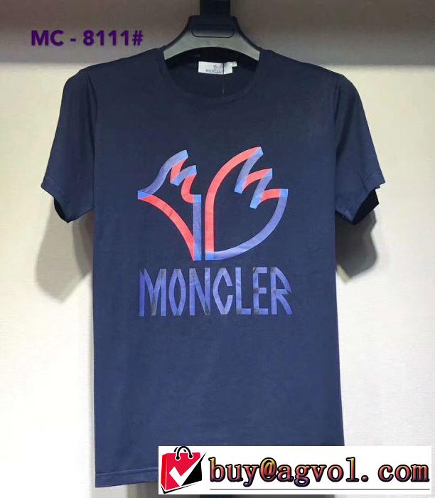 Tシャツ/半袖 2019春夏人気トレンドアイテム モンクレール MONCLER 今季は特に注目ファション 4色可選