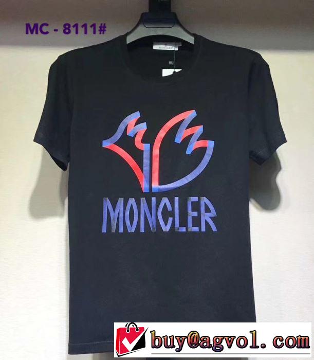 Tシャツ/半袖 2019春夏人気トレンドアイテム モンクレール MONCLER 今季は特に注目ファション 4色可選