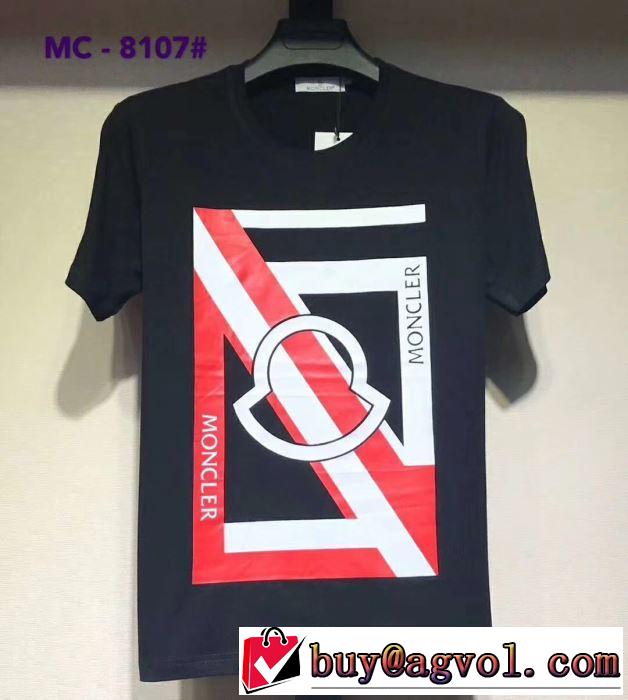 夏らしい季節感 Tシャツ/半袖  モンクレール2019年夏の一押しファッションアイテム MONCLER 4色可選