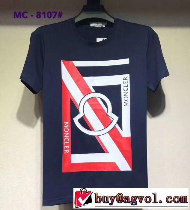 夏らしい季節感 Tシャツ/半袖  モンクレール2019年夏の一押しファッションアイテム MONCLER 4色可選