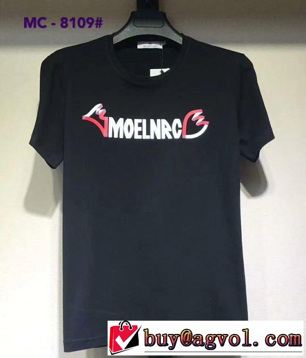 都市独特のトレンドアイテム Tシャツ/半袖 2019年春夏シーズンの人気 モンクレール MONCLER 4色可選